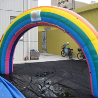 Rainbow Inflatable ArchGA137