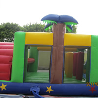 tropical rainforest inflatable obstaclesGE089