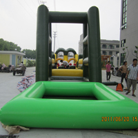Green Inflatable Sport ObstaclesGE136