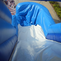 Blau Aufblasbare Doppel SlidesGI152