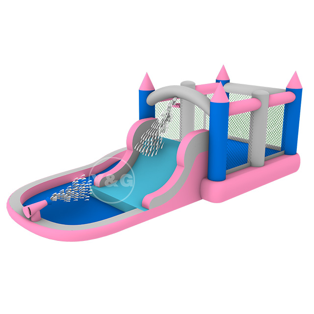 Rosa Wasserpark-Kombirutsche für KinderY21-S10