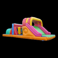 bright color inflatable obstacleGE063