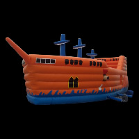 red boat inflatable bouncerGL014