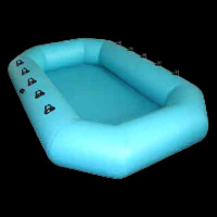 boat shape inflatable poolGP009