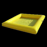 yellow inflatable poolGP030