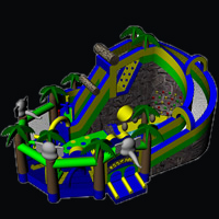 Dinosaur Inflatable SlideYGS-11