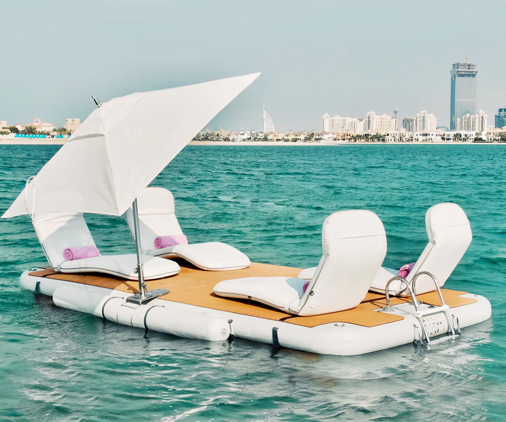 Inflatable Floating Platform with ChairYFP-12